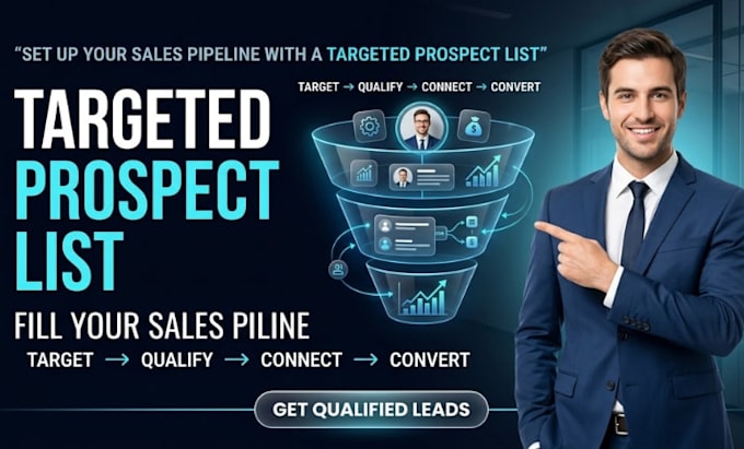 set up your sales pipeline with a targeted prospect list