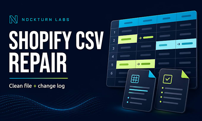 fix your shopify product CSV import errors and formatting