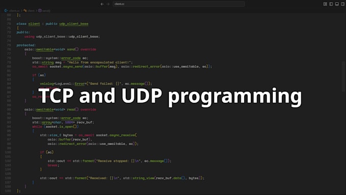 turn your tcp or udp server idea into a fast cpp boost asio app