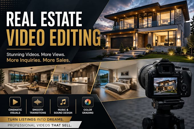 do real estate video editing