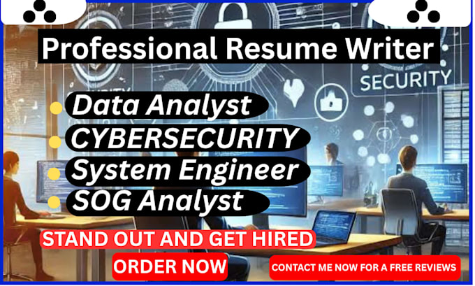 help you write a cybersecurity resume writing