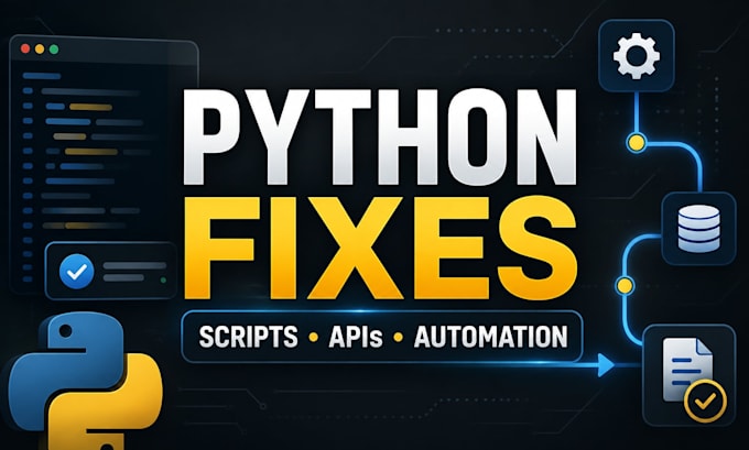 fix python bugs or build a fastapi backend feature