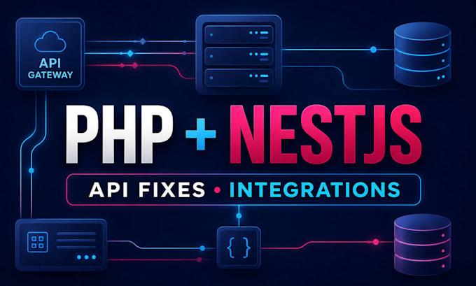 fix PHP, laravel or nestjs bugs and backend apis