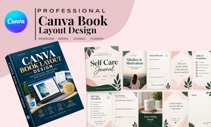 create , paperback formatting, ebook designs, and canva workbook