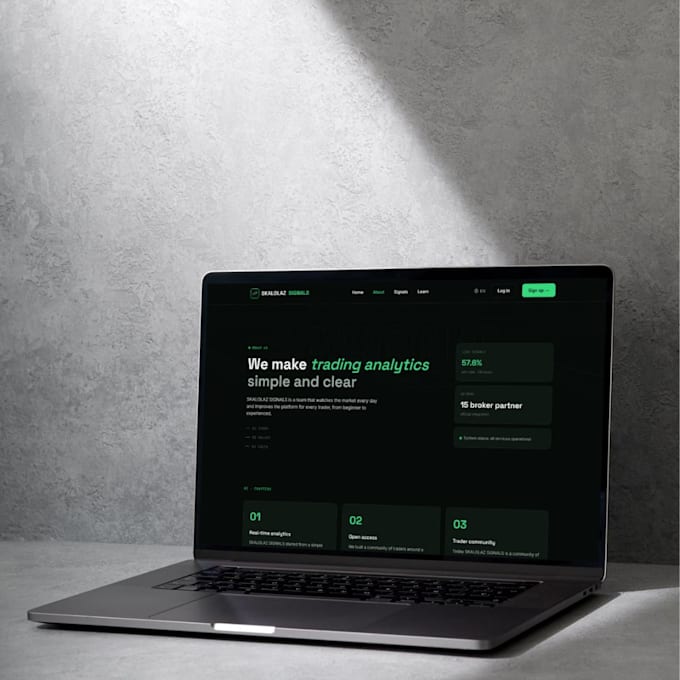 design and build a modern website