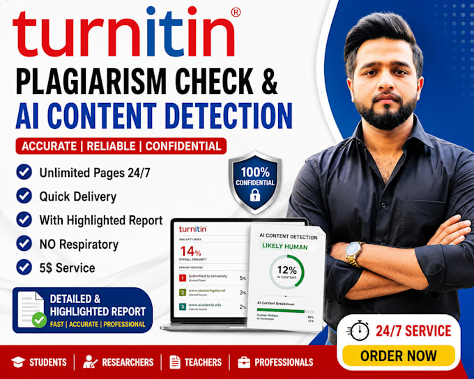 check plagiarism and ai content detection reports for your document