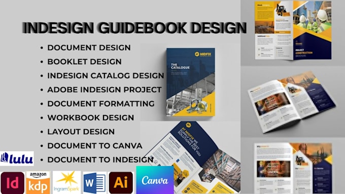 indesign guidebook design,document formatting,document design,document to canva