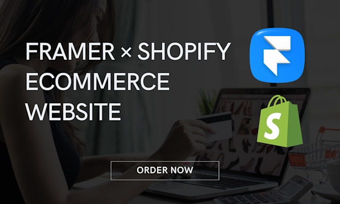 design custom framer ecommerce website, framer to shopify store, framer seo