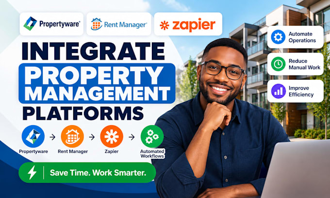 integrate propertyware rent manager zapier for property managers