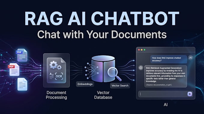 build a rag chatbot for your pdfs, documents, or website