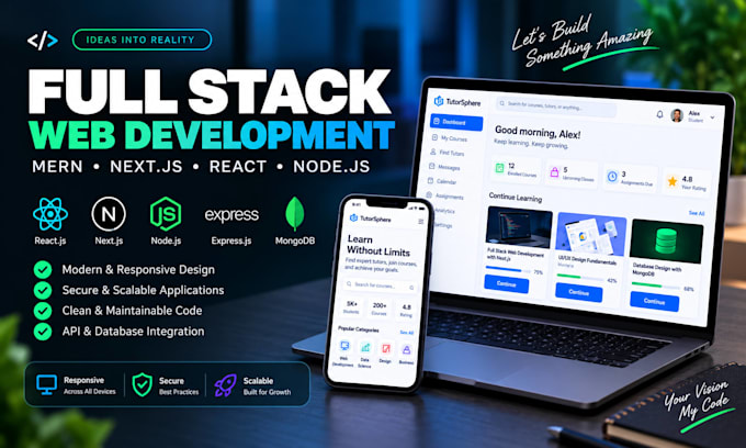 build a full stack web app using mern stack and next js