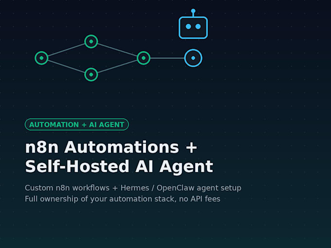build n8n automations and setup your self hosted ai agent