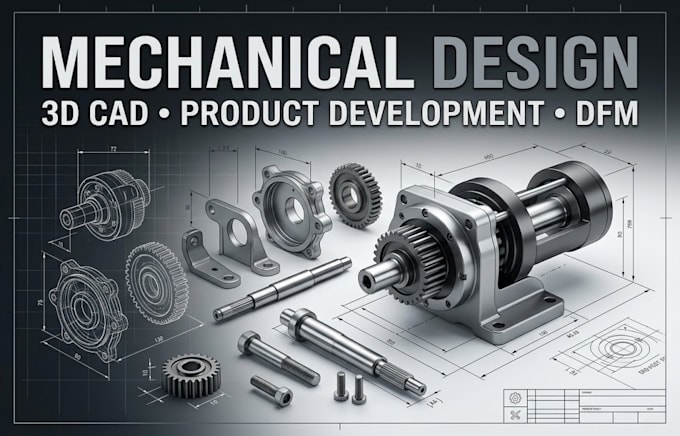 do mechanical design, dfm engineering and custom product prototype