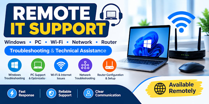 troubleshoot your windows PC, internet, wifi and network problems