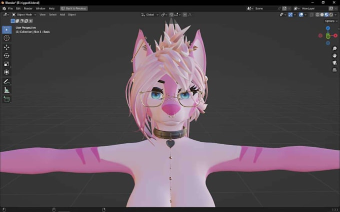 make custom vrchat avatar, 3d vtuber avatar, vrc character 3d furry nsfw avatar