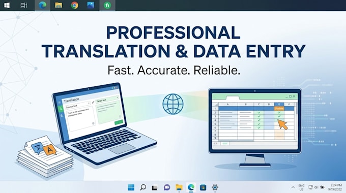 professional translator and data organizer