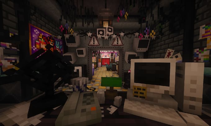 make your dream fnaf map on modded minecraft java edition