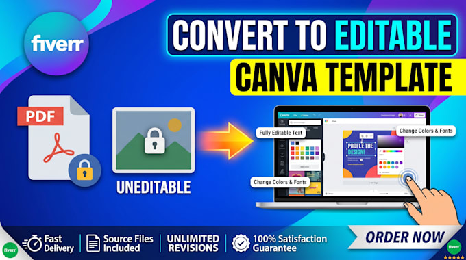 convert any design into an editable canva template