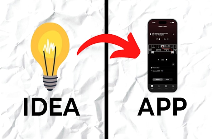 turn your startup idea into a real app, both for android and ios