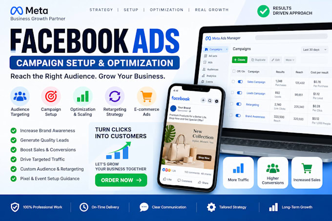 facebook ads campaign setup and optimization