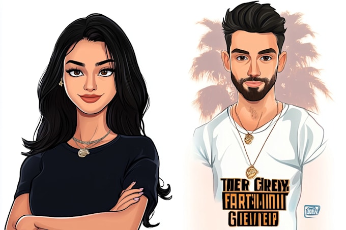 do disney cartoon portrait