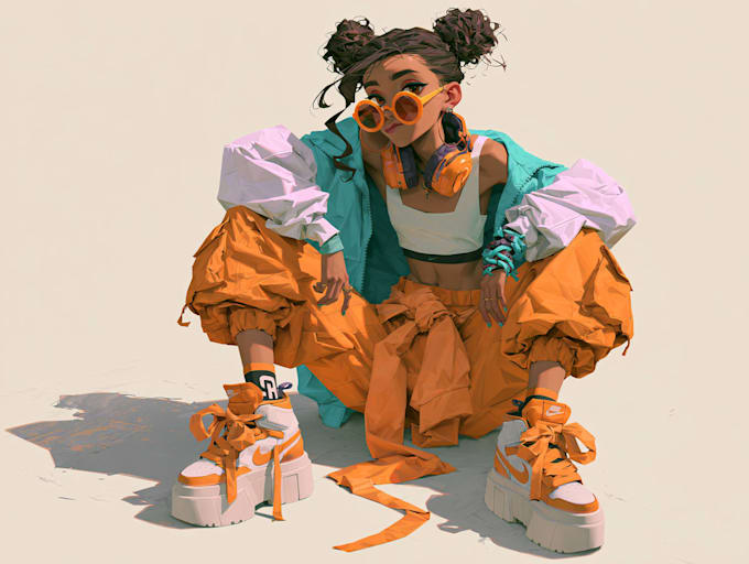 draw custom digital art illustrations