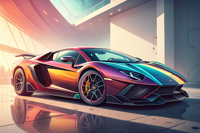draw amazing vector car illustration or any vehicle