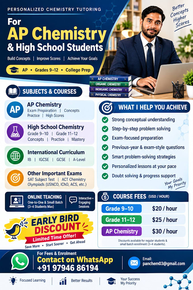 teach chemistry for ap chemistry students