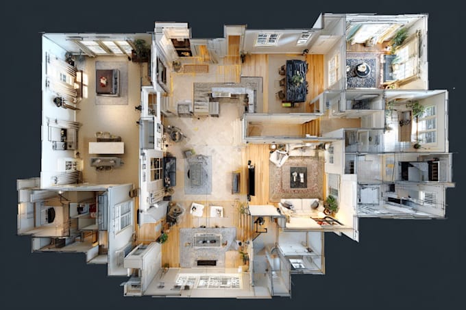 draw 2d floorplan through sketches, matter port tour