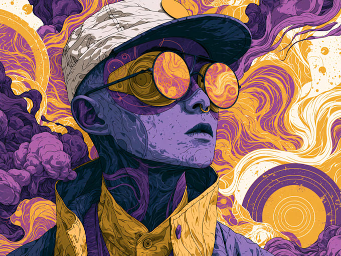 cerate a psychedelic surrealistic art for you