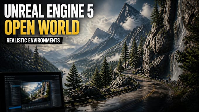 build realistic unreal engine 5 open world environments