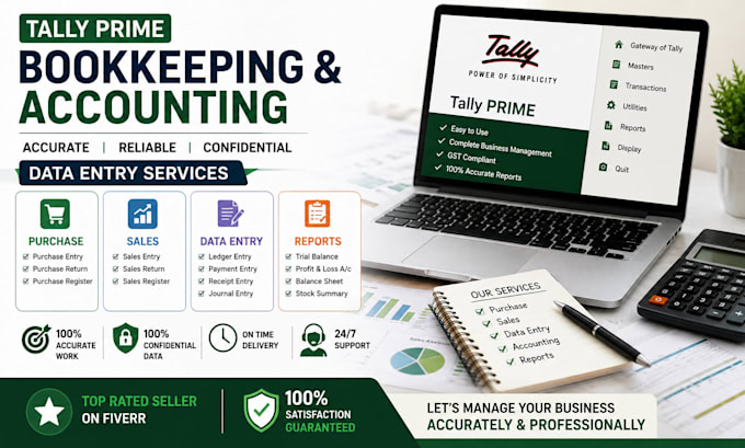 do tally prime bookkeeping accounting and data entry