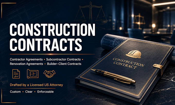 draft custom builder to client construction contract agreements