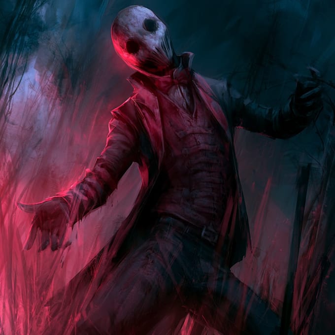draw gothic dark horror metal illustration