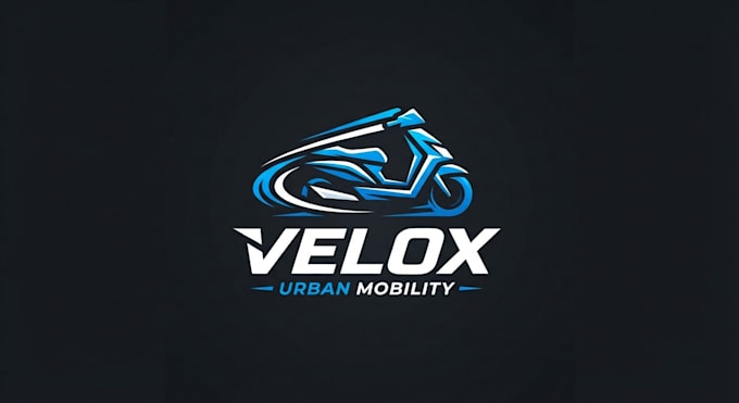 design a fast and dynamic scooter logo for your brand