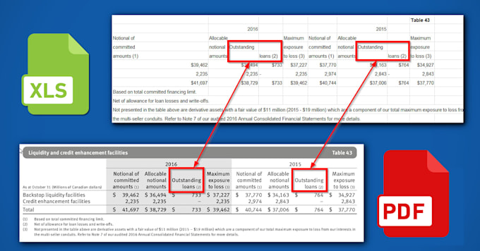 convert pdf to excel