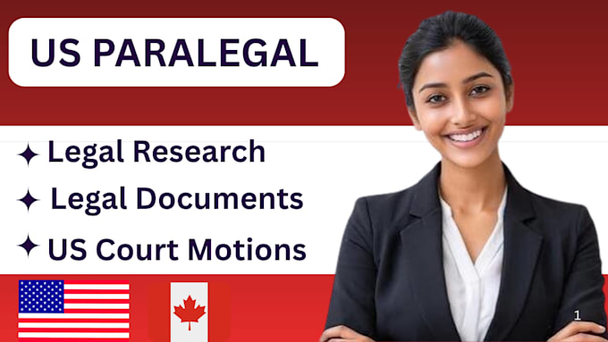 draft US legal documents as a paralegal