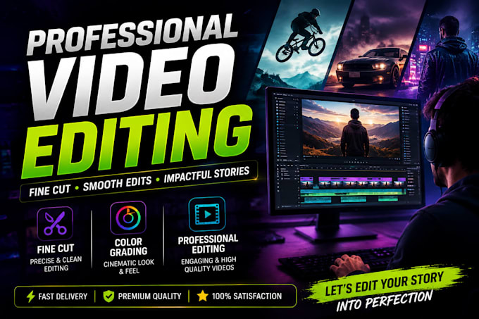 do professional video editing in low price