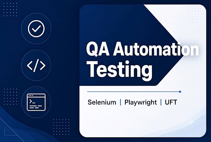 do professional QA automation testing with selenium playwright