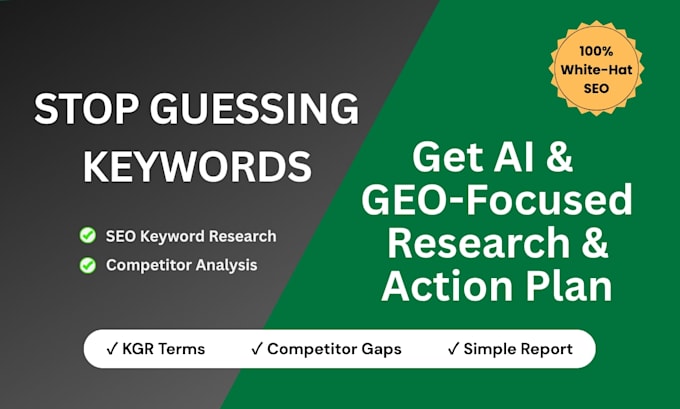 do SEO keyword research competitor analysis and ai content strategy