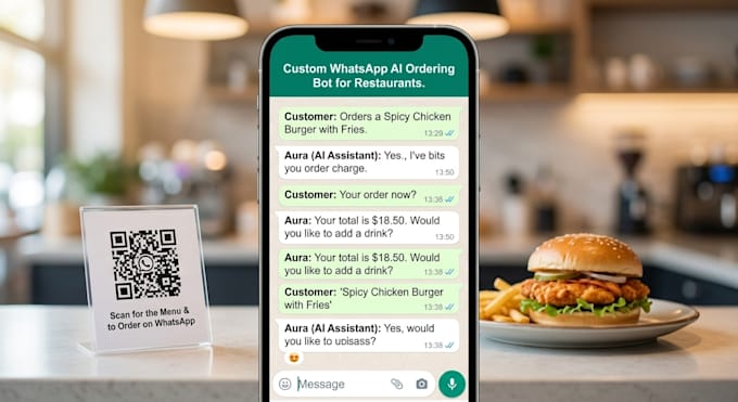 build a custom whatsapp ai ordering bot for your restaurant