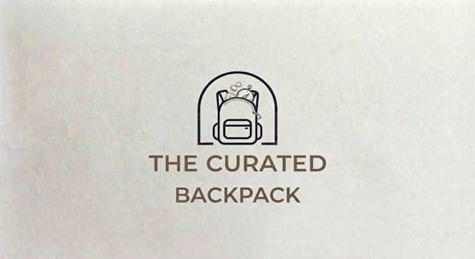 design a stylish and practical backpack logo for your brand