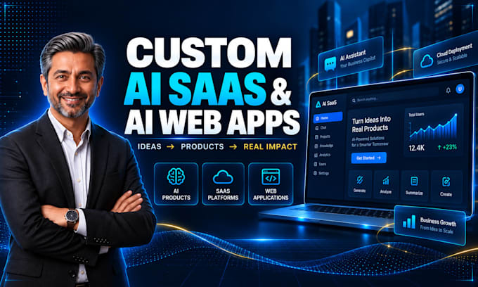 build a custom ai saas or ai web app