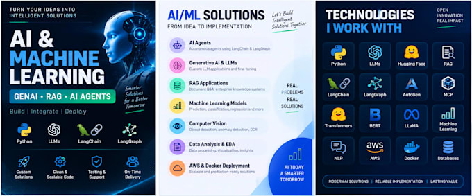 build ai, rag solutions, machine learning and generative ai solutions