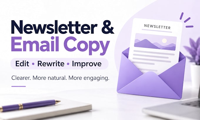 edit and rewrite your newsletter or email copy
