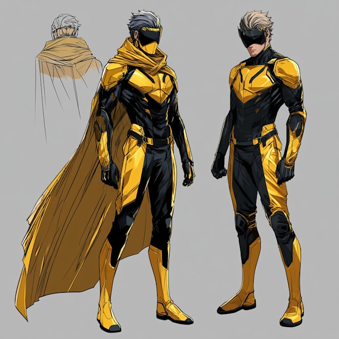 superhero comic book art and illustration