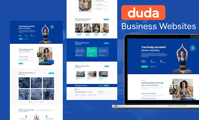 create you a website using duda builder