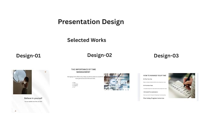 design a clean and professional canva presentation