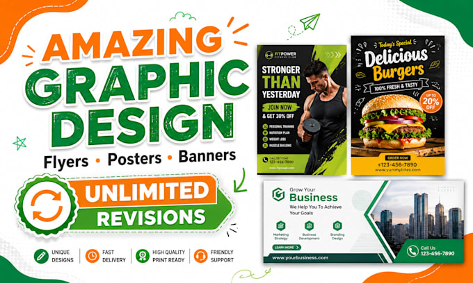 deliver custom made graphics with a modern approach