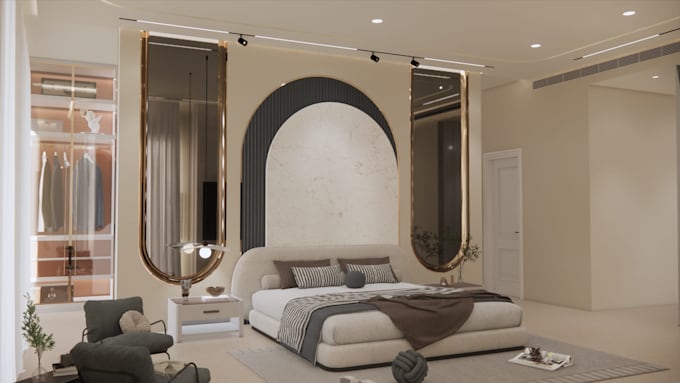 model your interior in sketchup and render it with enscape